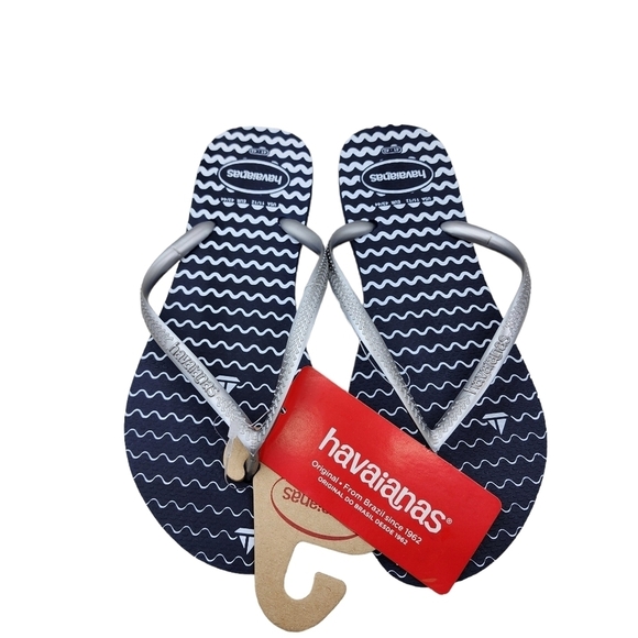 Havaianas Unisex Slim Ocean Tong Flip-Flops - US 11/12 - Picture 2 of 7